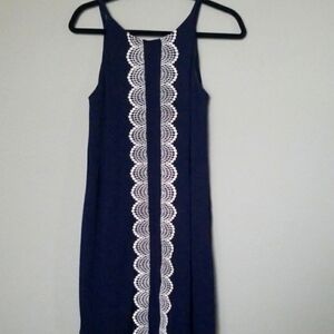 Westport 1962 Tomato Girl Summer scallop detail sleeveless dress small